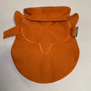 Hermes wool lining and cotton outer dog coat.